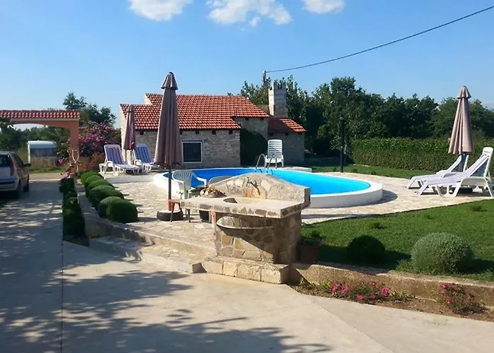 Apartmán With A Swimming Pool Zemunik Donji, Zadar - 6188 Murvica (Policnik)
